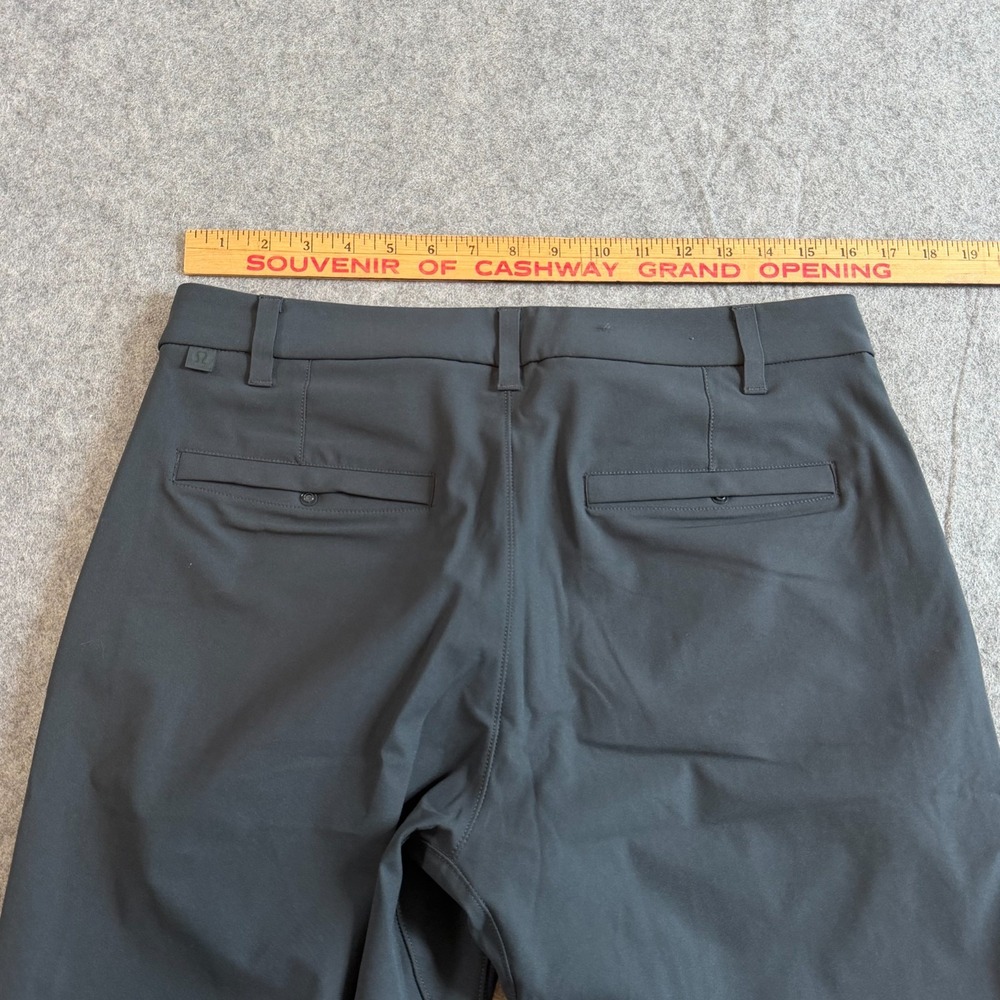 Lululemon Athletica Graphite Gray Commission Classic Fit 33" Pants Men's Size 32 - Picture 5 of 6